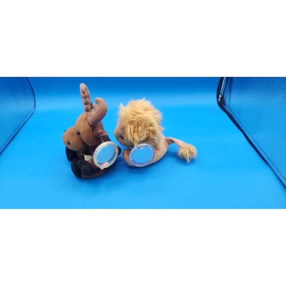 Coca Cola 1999 Plush Canada Moose and Mozambique Lion 5" - Picture 2 of 5